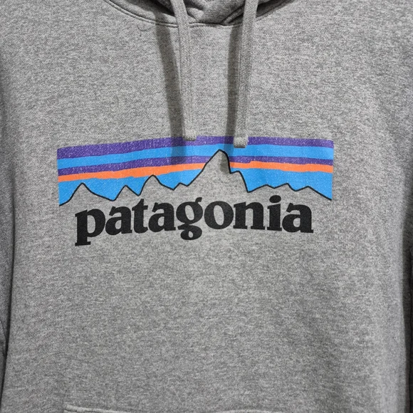 Patagonia Gray and Blue Hoodie Sz med - Picture 3 of 5